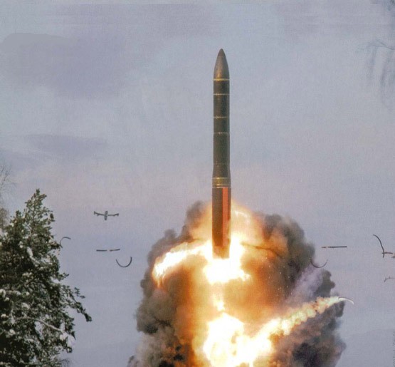 Tên lửa đạn đạo xuyên lục địa Topol-M Nga (ảnh minh họa)